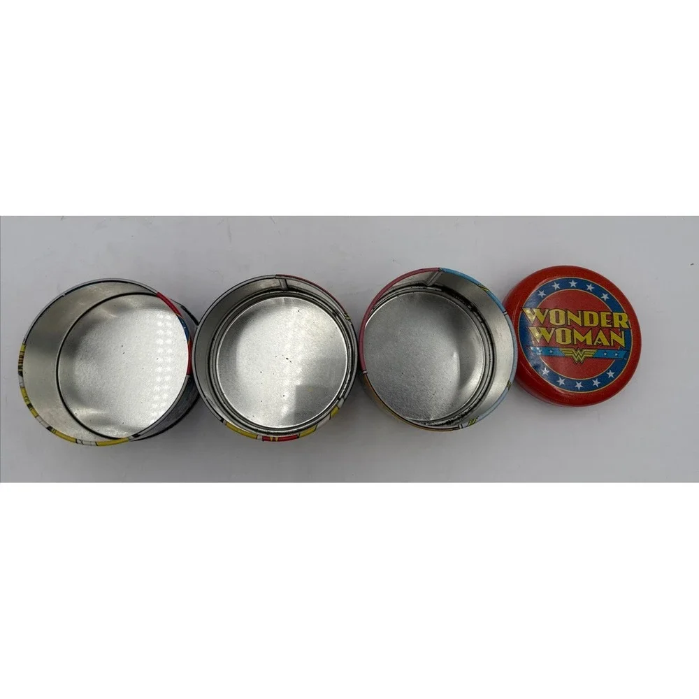 Vtg Wonder Woman Storage Tin Canister‎ 6